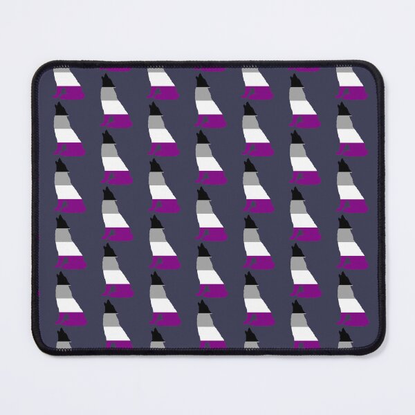 Item preview, Asexual Pride Wolf Background designed and sold by MMwolfdogden.