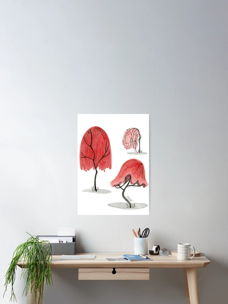 Thumbnail 2 of 3, Poster, Tree designed and sold by RBRTIllustrator.