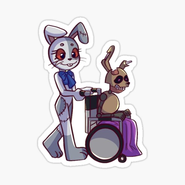 Fnaf Security Breach Vanny And Springtrap Sticker For Sale By Karmindeylin Redbubble 5056