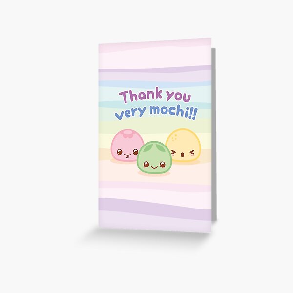 Thank you very mochi, funny pun Poster for Sale by Pau Baz