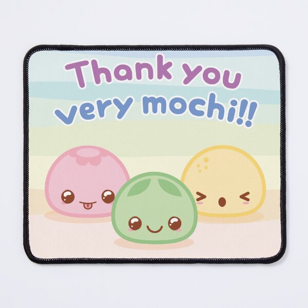 Item preview, Thank you very mochi, funny pun designed and sold by Pau Baz.
