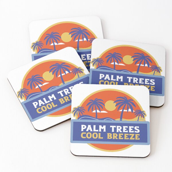 Item preview, Vintage beach palm trees designed and sold by RedhotstarsNEX.