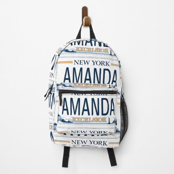 Item preview, Amanda Name Personalized New York Car License Plate designed and sold by Teetans.