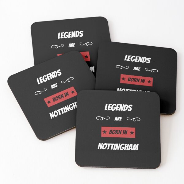 Item preview, Legends are born in Nottingham designed and sold by BritishFashion.