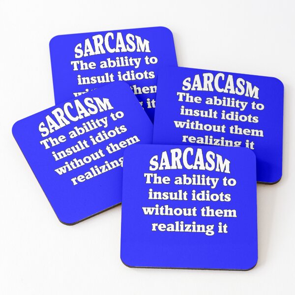 Item preview, Funny Sarcastic Saying Sarcasm The Ability To Insult Idiots designed and sold by fantasticdesign.