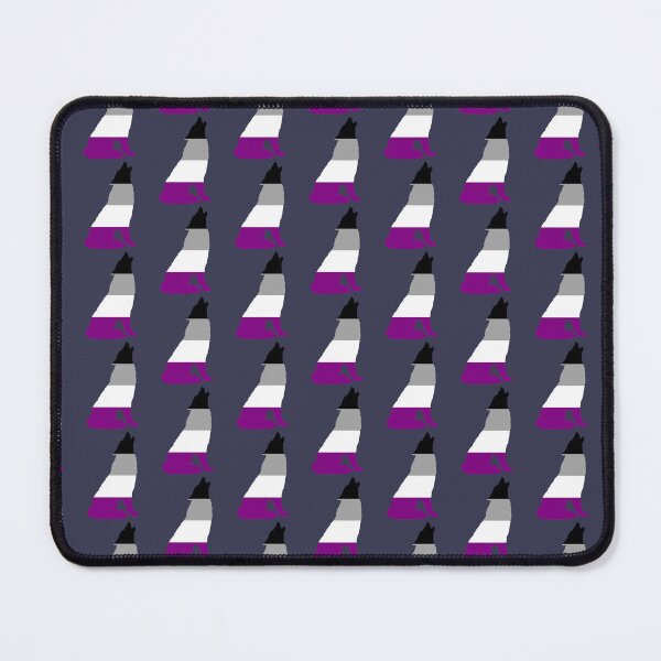 Item preview, Wolf Asexual Pride Background designed and sold by MMwolfdogden.