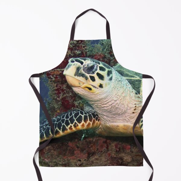 Item preview, Beautiful Sea Turtle with Barnacles Resting in Colorful Coral designed and sold by Caregiverology.