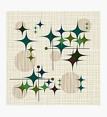 Eames Era Starbursts and Globes 1 (bkgrnd) Photographic Print