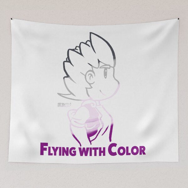 Item preview, Flying with Colors with Cardinal (Asexual) designed and sold by SalamisDN.