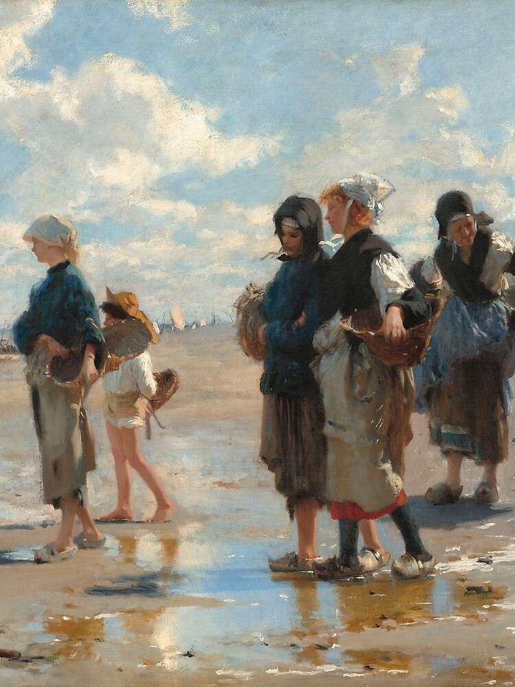 Setting Out to Fish Oil Painting by John Singer Sargent by podartist