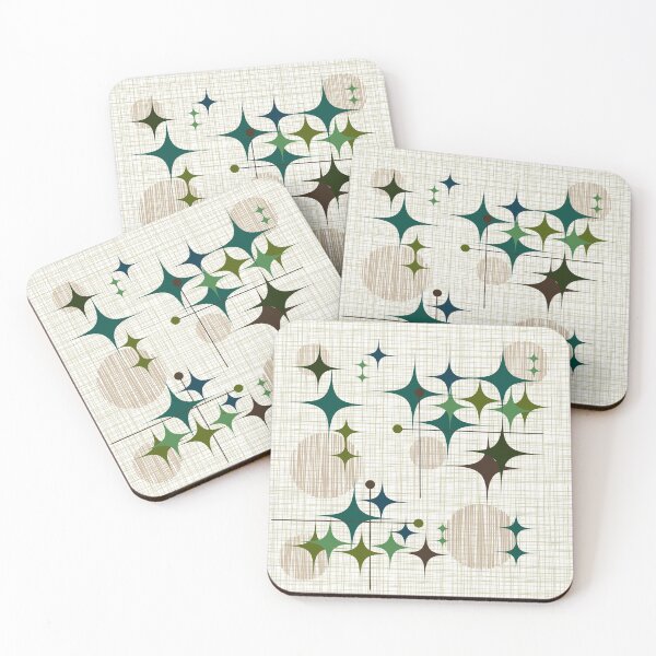 Item preview, Eames Era Starbursts and Globes 1 (bkgrnd) designed and sold by Makanahele.