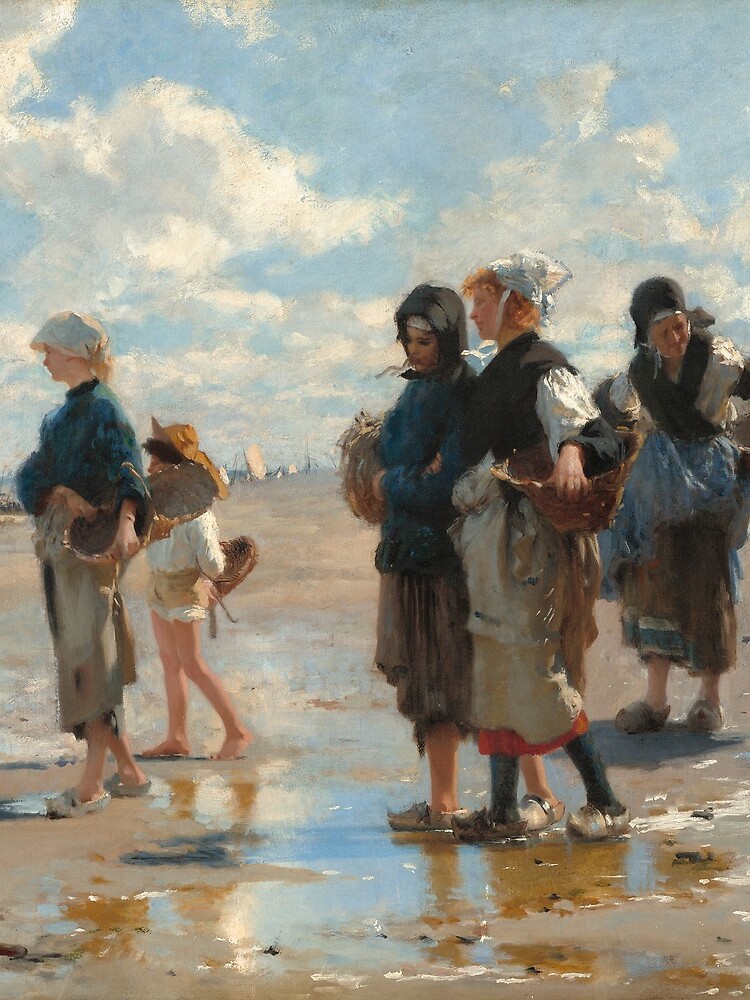 Setting Out to Fish Oil Painting by John Singer Sargent by podartist