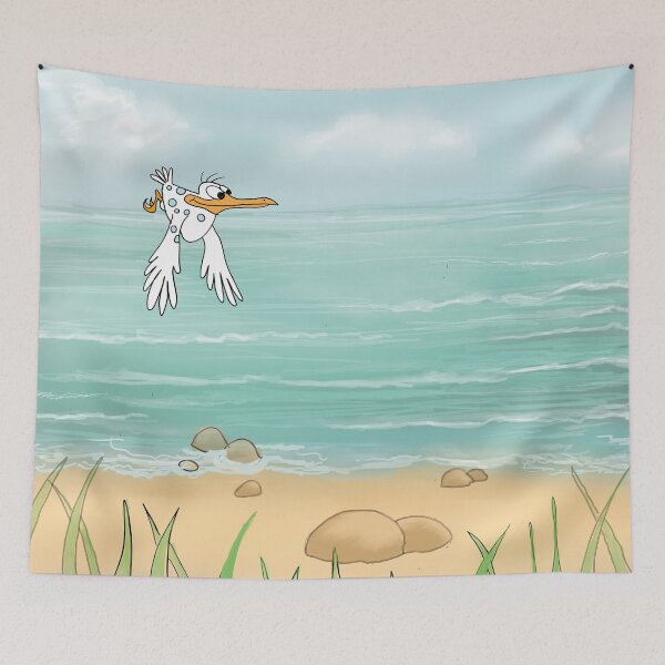 Item preview, Lesser Spotted Sea Bird designed and sold by laurasilvester.
