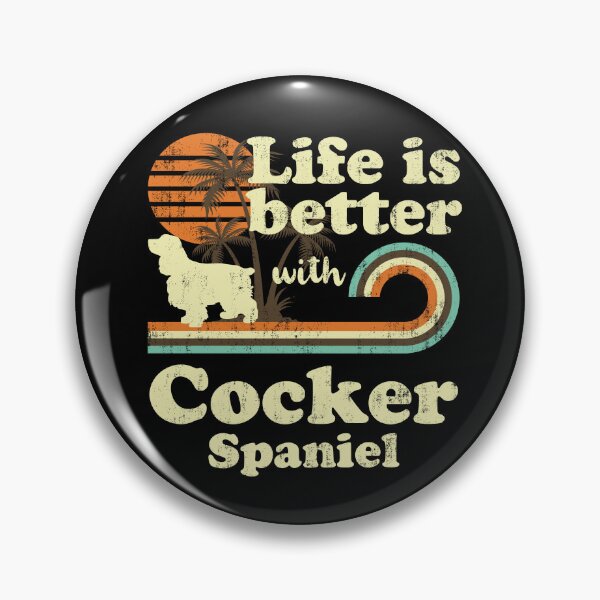Item preview, Life is Better with Cocker Spaniel Dog Vintage designed and sold by rafaeltto.