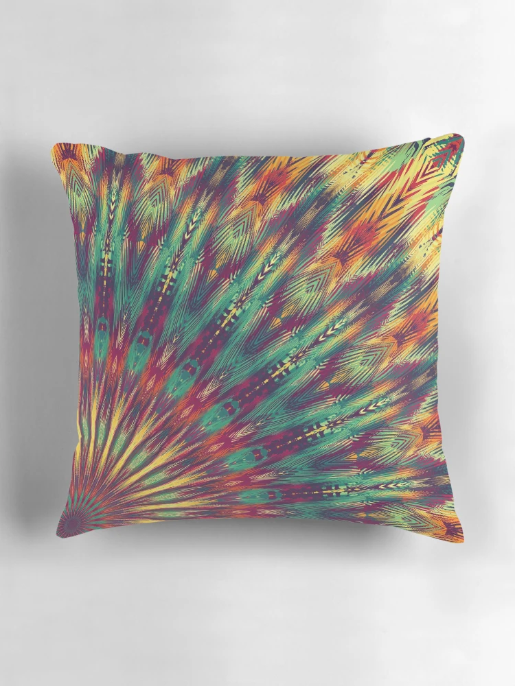 Thumbnail 3 of 4, Pillow, Boho Mandala designed and sold by Mandala Of Life.