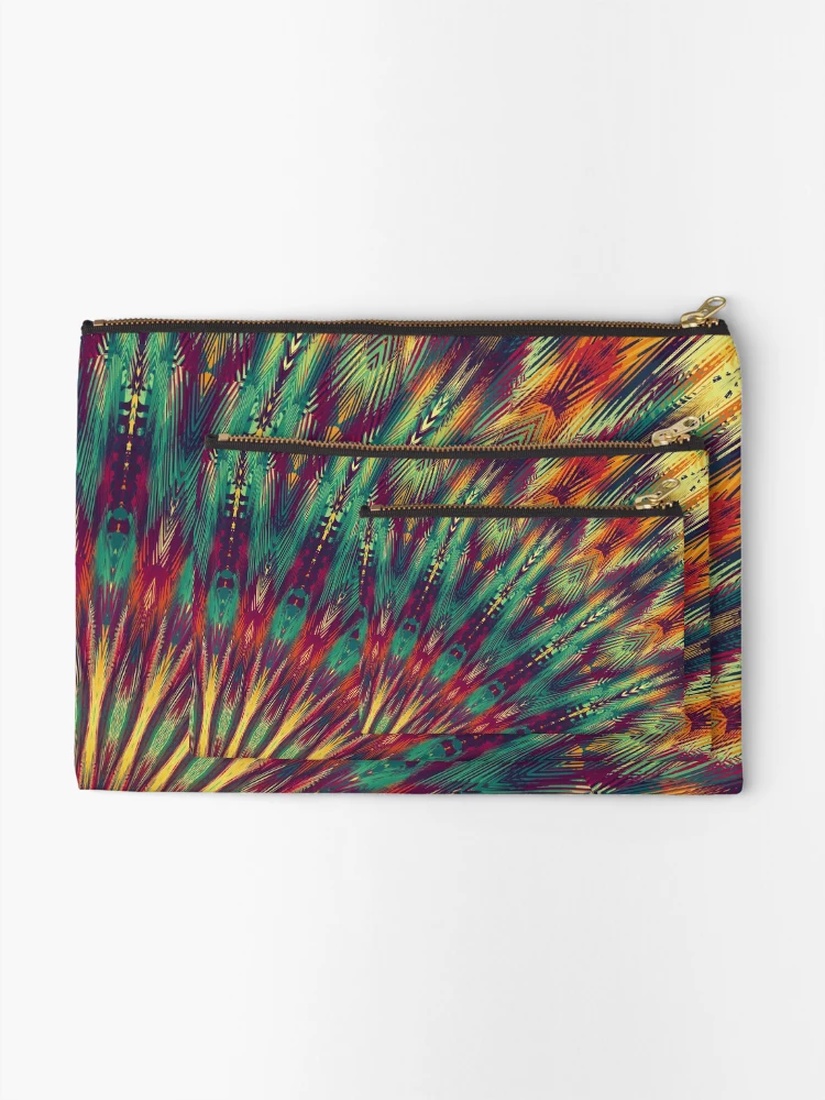 Thumbnail 2 of 4, Zipper Pouch, Boho Mandala designed and sold by Mandala Of Life.