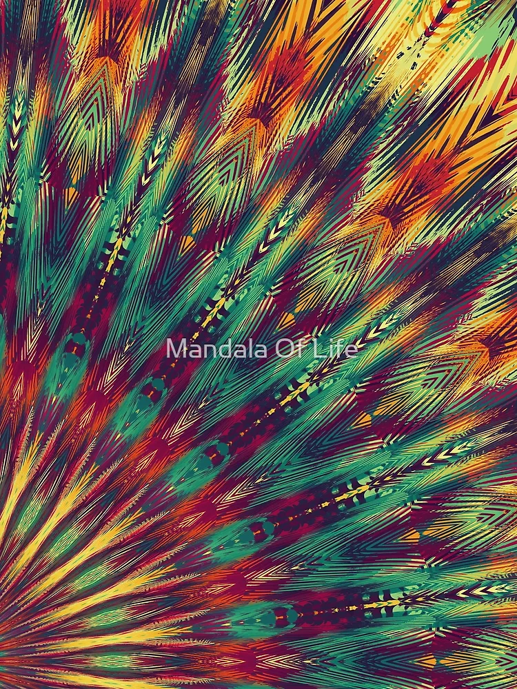 Thumbnail 3 of 3, Scarf, Boho Mandala designed and sold by Mandala Of Life.
