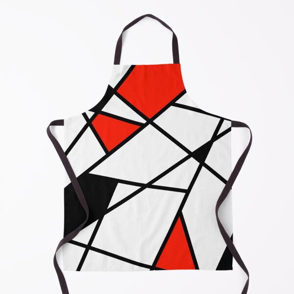 Item preview, Red modern geometric pattern designed and sold by MinEkkoArt.