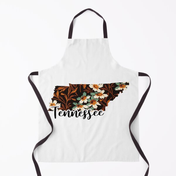 Item preview, Floral Map of USA States Tennessee - Map of Tennessee designed and sold by AmethystMurad.