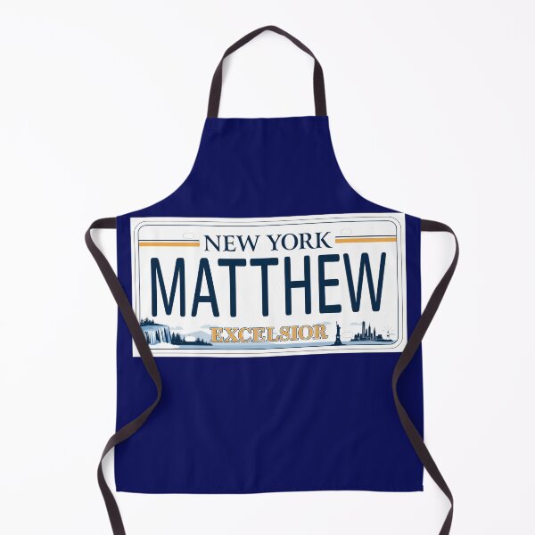 Item preview, Matthew Name Personalized New York Car License Plate designed and sold by Teetans.