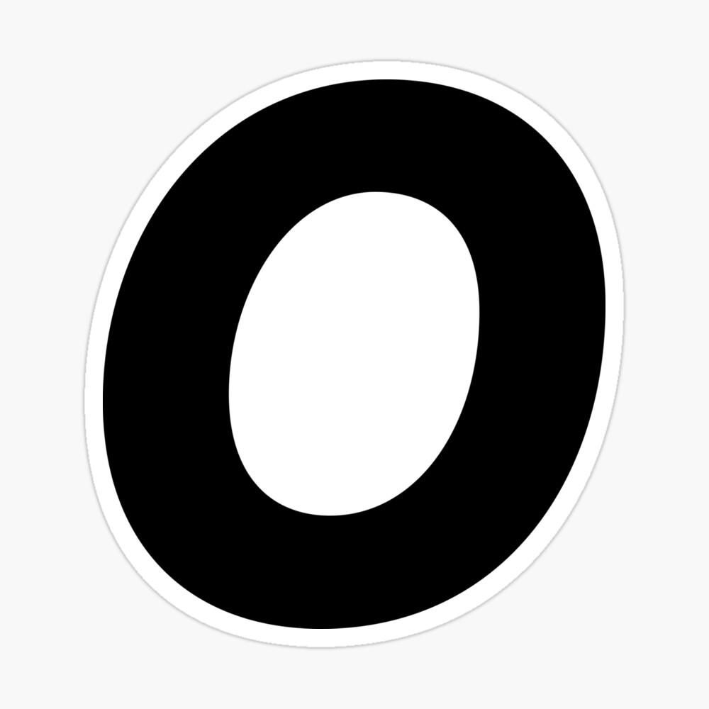 Letter O Word letra o o . Vocal o Poster