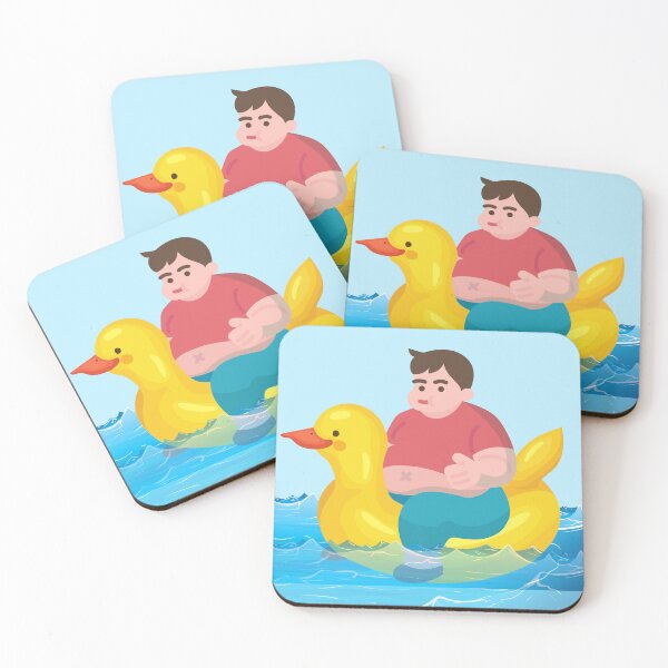 Item preview, Big Man on a Rubber Duck Ring  designed and sold by trendingatees.