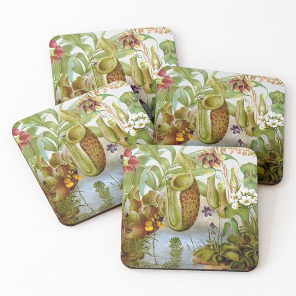 Item preview, Vintage Carnivorous Plant Illustration designed and sold by InkspirationGraphics.