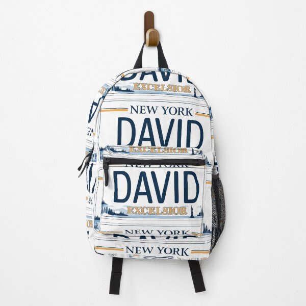 Item preview, David Name Personalized New York Car License Plate designed and sold by Teetans.