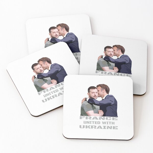 Item preview, President Volodymyr Zelensky -  France United With Ukraine  designed and sold by Aide.