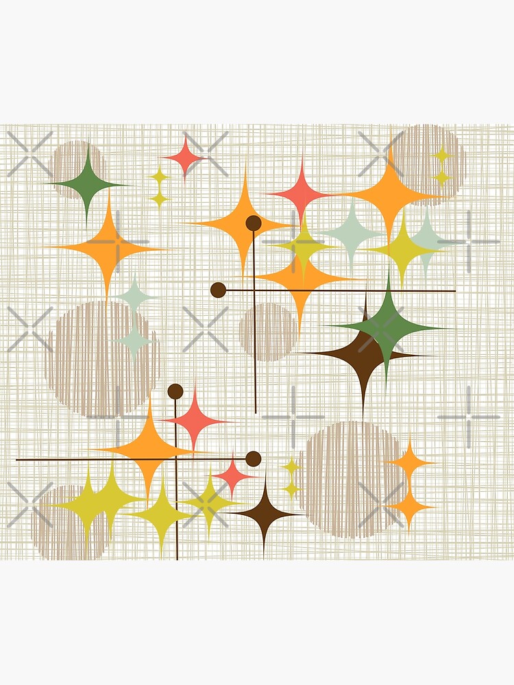 Eames Era Starbursts and Globes 3 (bkgrnd) by Makanahele
