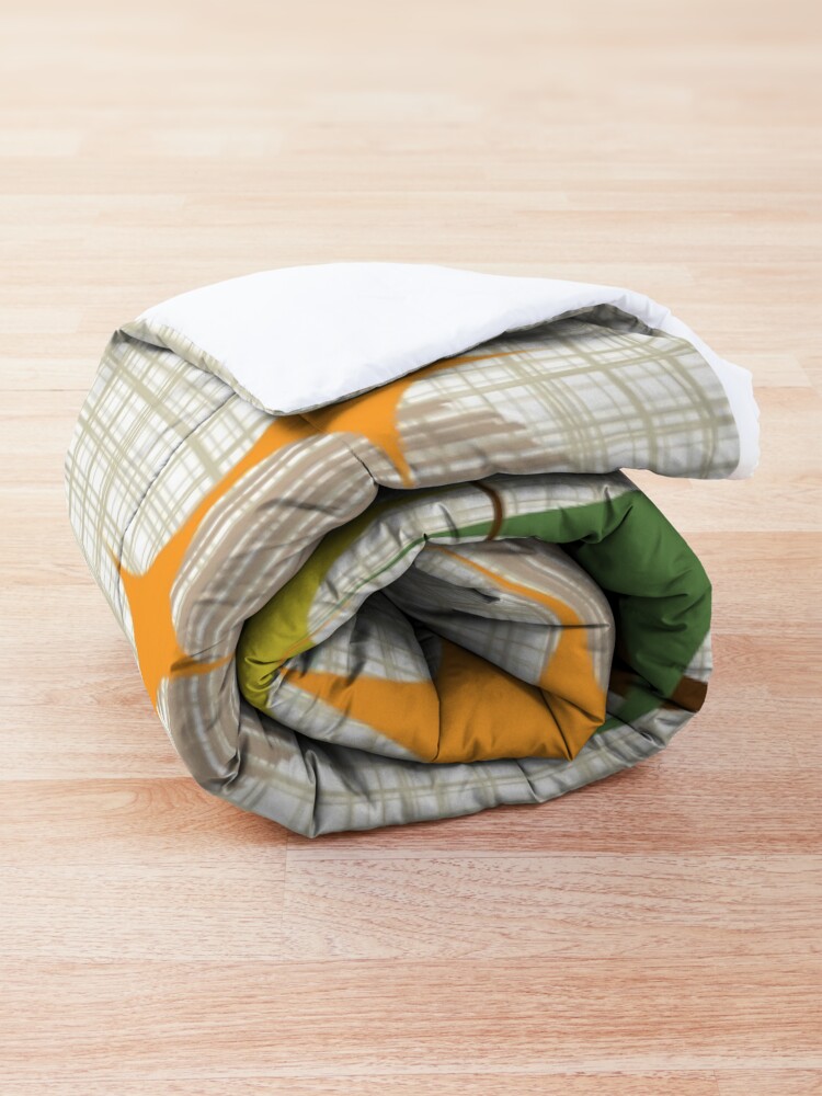 Alternate view of Eames Era Starbursts and Globes 3 (bkgrnd) Comforter