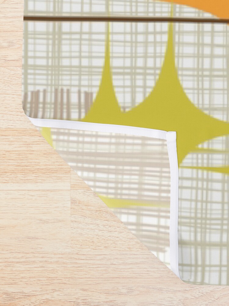Alternate view of Eames Era Starbursts and Globes 3 (bkgrnd) Shower Curtain