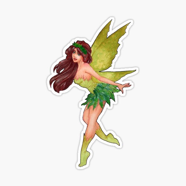 Sexy Swimsuit Tinker Fairy Sticker, Cute Kinkerbell Decal