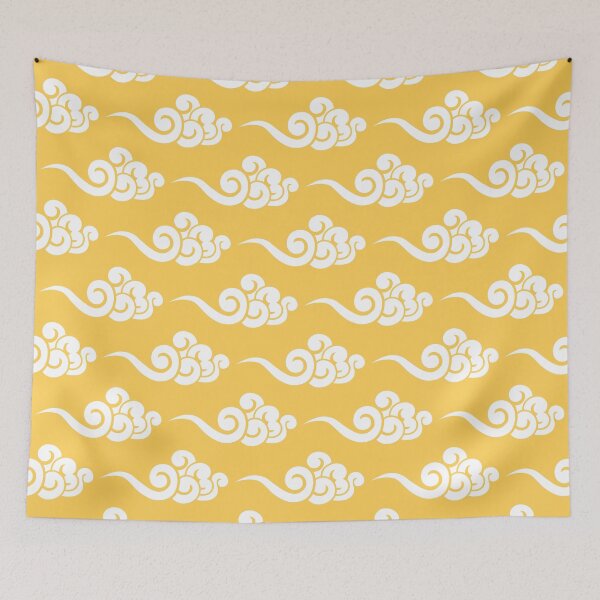 Item preview, Chinese Clouds Pattern on Yellow Background designed and sold by Ayoub14.