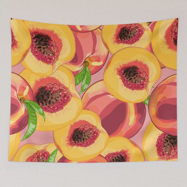 Item preview, Peaches Print designed and sold by DreamFruit11.