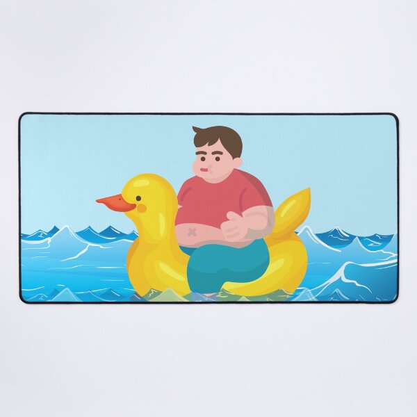 Item preview, Big Man on a Rubber Duck Ring  designed and sold by trendingatees.