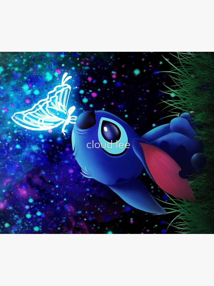 stitch butterfly Starry sky Tapestry for Sale by cloud lee