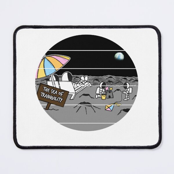 Item preview, Astronaut Summer Vacation Moon Sea Of Tranquility Funny designed and sold by doodlerob.