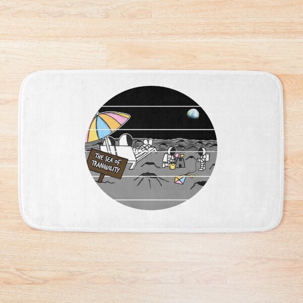 Item preview, Astronaut Summer Vacation Moon Sea Of Tranquility Funny designed and sold by doodlerob.
