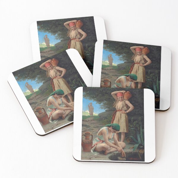 Item preview, The waterbearers, Victor Renault des Graviers, oil on canvas designed and sold by TeeARTHY.