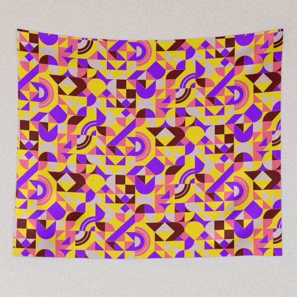 Item preview, geometric colorful patterns conceptual Art - Abstract Neo Geo graphic design designed and sold by Design Repo.