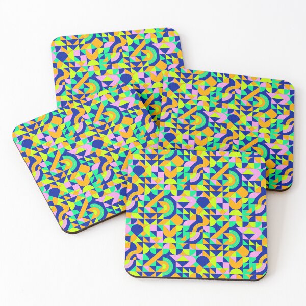 Item preview, geometric colorful patterns conceptual Art - Abstract Neo Geo graphic design designed and sold by Design Repo.