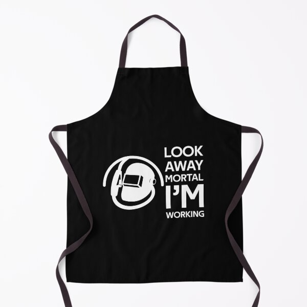 Item preview, look away mortal i'm working funny gifts designed and sold by rachidhaz.