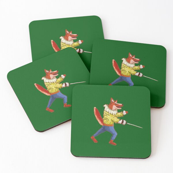 Item preview, Reynard the Fox Fencing designed and sold by VerdeDoodleDuck.