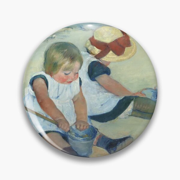 Item preview, Children Playing on the Beach (1884) by Mary Cassatt. [original version] designed and sold by CristalleLisa.