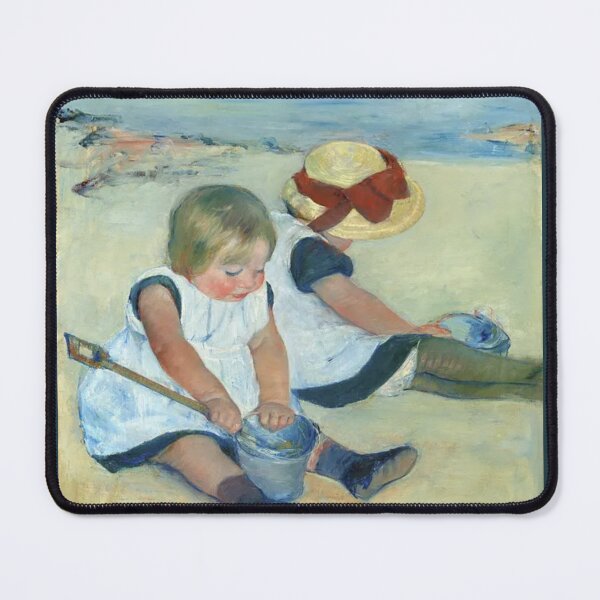 Item preview, Children Playing on the Beach (1884) by Mary Cassatt. [original version] designed and sold by CristalleLisa.