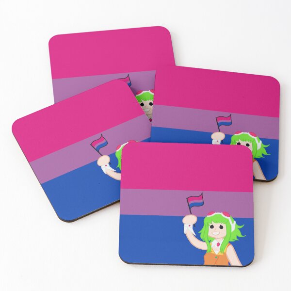 Item preview, Bisexual Flag Gumi Megpoid designed and sold by Vee-s-World-111.