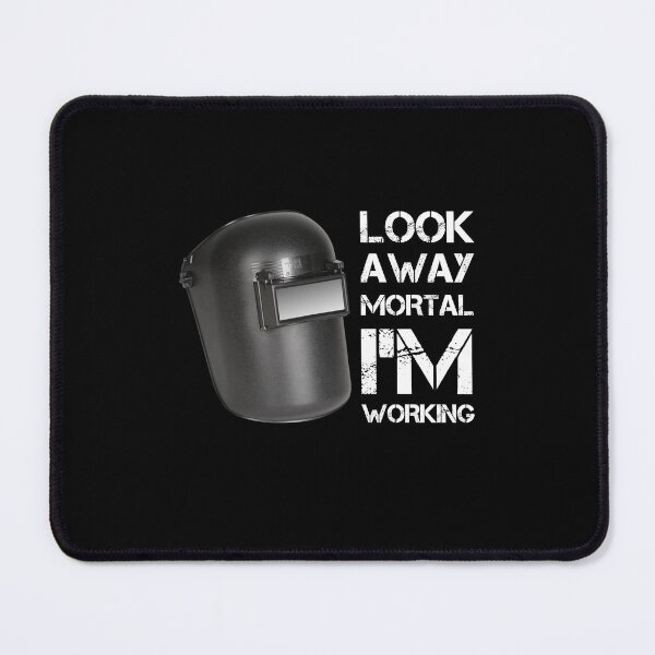 Item preview, look away mortal i'm working funny Vintage Retro gifts designed and sold by rachidhaz.