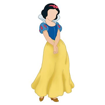 Princess Blue And Yellow Gown Princess Blue Yellow Dress" Sticker For Sale  By Haley927 Redbubble