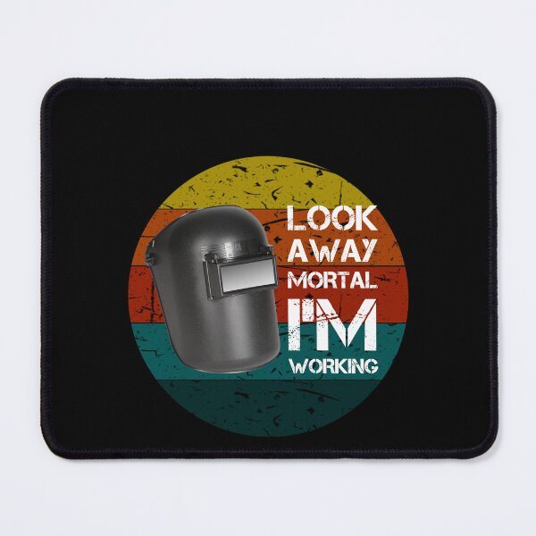 Item preview, look away mortal i'm working Vintage Retro Funny Gifts designed and sold by rachidhaz.